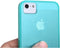 Rock Texture Semi Transparent Case Blue Apple iPhone 5