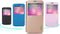ROCK (Uni serie) book case - Wit kunstleer - hoesje voor Samsung Galaxy S5
