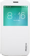 ROCK (Uni serie) book case - Wit kunstleer - hoesje voor Samsung Galaxy S5