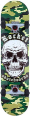 Rocket Skateboard Combat Skull 7.75