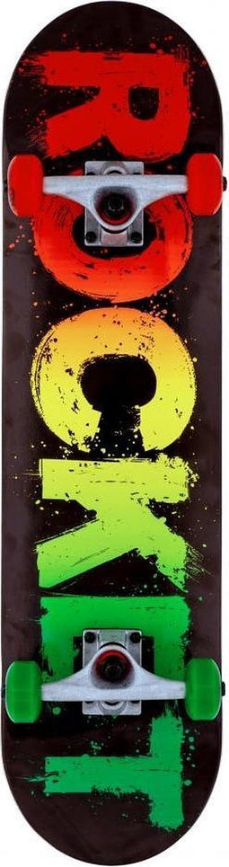 Rocket Skateboard Rasta Fade 8.0