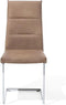 ROCKFORD - Eetkamerstoel - Beige - Kunstleer