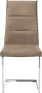 ROCKFORD - Eetkamerstoel - Beige - Kunstleer