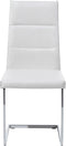 ROCKFORD - Eetkamerstoel - Wit - Kunstleer