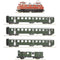 Roco 61494 H0 5-delige set elektrische locomotief 1670.27 met personentrein van de ÖBB