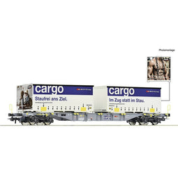 Roco 6600028 H0 containerwagen van SBB Cargo