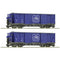 Roco 6640003 H0e 2-delige set fietstransportwagens van de ÖBB