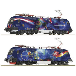 Roco 7520062 H0 elektrische locomotief Rh 1116 voetbal verenigt Europa van de ÖBB