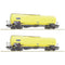 Roco 76025 H0 2-delige set ketelwagens van de GATX
