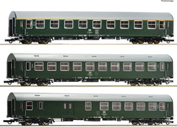Roco H0 Personenrijtuig Set 1: DR 6200028 Wagenset