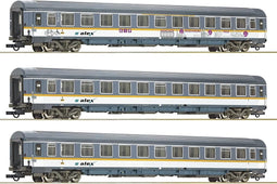 Roco - H0 - Treinset - Eurofima Rijtuigen - Alex De Landelijke Spoorweg