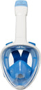 Atlantis Snorkelmasker - Full Face Masker - 180 graden zicht - L/XL - Wit/Blauw