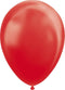 Rode ballonnen metallic 30cm | 10 stuks