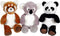 Rode Panda knuffel - GIPSY TOYS - Groen Woud, 20 cm