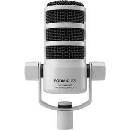 Rode PodMic USB White USB-microfoon Statief Zendmethode:Kabelgebonden USB-C Kabelgebonden Zwart