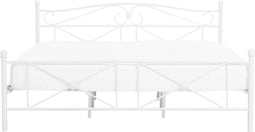 RODEZ - Tweepersoonsbed - Wit - 160 x 200 cm - Metaal