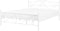 RODEZ - Tweepersoonsbed - Wit - 160 x 200 cm - Metaal