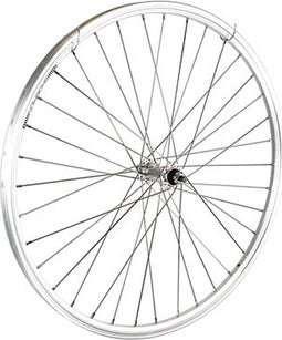 Rodi Voorwiel 26x1.75 zilver dubbelwandig velgrem