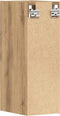 vidaXL - Hangkast - Riga - 20x29,5x60 - cm - bewerkt - hout - artisanaal - eikenkleur