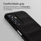 imoshion Hoesje - Geschikt voor Samsung Galaxy A14 (5G) / A14 (4G) - EasyGrip Backcover - Zwart