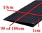 Roege international Drempelhulp 1 cm zwart met lijmlaag 100 mm x 1000 mm