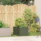 vidaXL - Plantenbak - 40x80x40 - cm - koudgewalst - staal - olijfgroen
