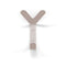 FRONDO Hook - Wandkapstok - Stalen wandhaak met 2 haken - Silky Taupe