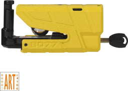 ABUS Granit Detecto 8077 Alarm Schijfremslot ART4 - Geel