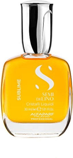 Hair Oil Semi Di Lino Sublime Cristal Liquid The Original Alfaparf Milano Semi Di Lino 30 ml