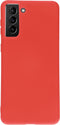 Mobiparts Galaxy S21 Plus - Silicone Cover - Soft-touch - Rood