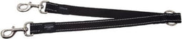 Rogz For Dogs Lumberjack Hondenriem Splitter - 25 mm x 43 cm - Zwart