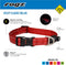 Rogz For Dogs Nitelife Halsband - Zwart - 11 mm x 20-32 cm