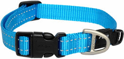 Rogz For Dogs Snake Hondenhalsband 16 mm x 26-40 cm - Turquoise