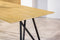 Furntastik Eetkamertafel Badalona, 200x100 cm, naturel