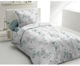 HOME LINGE PASSION - Dekbedset 140x200 cm - 100% Katoen 57 draden - Groen