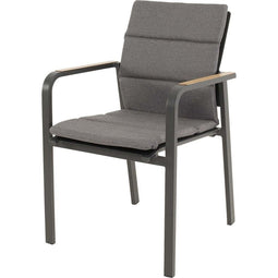 Sorapa Stapelstoel - Aluminium frame - 270gr/m² olefin kussen - Matt anthracite