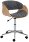 Bureaustoel Grijs Natuurlijk 59 x 64 x 88 cm design
