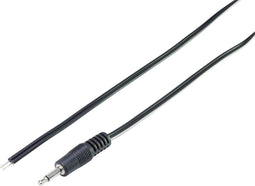 TRU COMPONENTS 93038c440 Jackplug-aansluitkabel Jackplug male 3,5 mm - Open kabeleinde Mono Inhoud: 1 stuk(s)