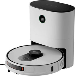 ROIDMI EVE MAX-Robotstofzuiger-met dweilfunctie-5000 Pa stofzuiger-robot met afzuigstation-zelfreiniging-75 dagen-dweillift en zwenkwisser-5200 mAh-voor dierenharen, tapijten en