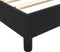 vidaXL - Bed - boxspring - zonder - matras - 160x220 - cm - fluweel - zwart