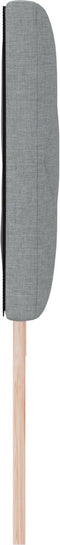 vidaXL - Hoofdbord - met - Diamantblokontwerp - in - Lichtgrijs - - - 180 - cm - Stof