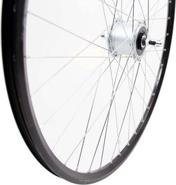 Roland voorwiel 28 naafdyn RB vast ZAC2000 zwart RVS spk