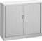 Roldeurkast 105x120x43cm bladkleur Robson Eiken framekleur Wit (RAL9010)