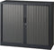 Roldeurkast 105x120x43cm bladkleur Wit framekleur Aluminium (RAL9006)