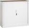 Roldeurkast 105x120x43cm bladkleur Wit framekleur Wit (RAL9010)