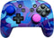 Blade FT1052 - Siliconen skin Nintendo Switch Pro controller - Lama print - Blauw Paars