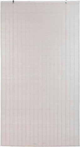 Rolgordijn DKD Home Decor Gelakt Wit Bamboe (120 x 2 x 230 cm)