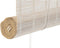 Rolgordijn DKD Home Decor Gelakt Wit Bamboe (120 x 2 x 230 cm)