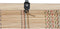 Rolgordijn DKD Home Decor Multicolour Bamboe (120 x 2 x 230 cm)