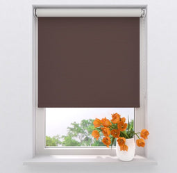 Rolgordijn Easy Verduisterend - Brown - 120 x 190 cm